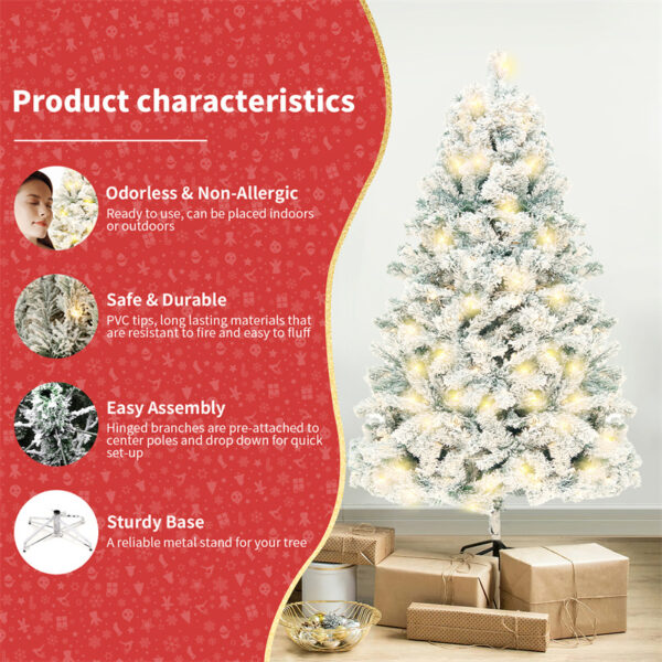 2025 Christmas Tree PVC Artificial Snow Christmas - Image 3